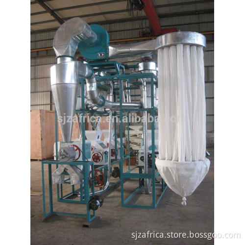Complete line of10T/H fully automatic controlling system wheat milling machines with simulation screen display device for africa